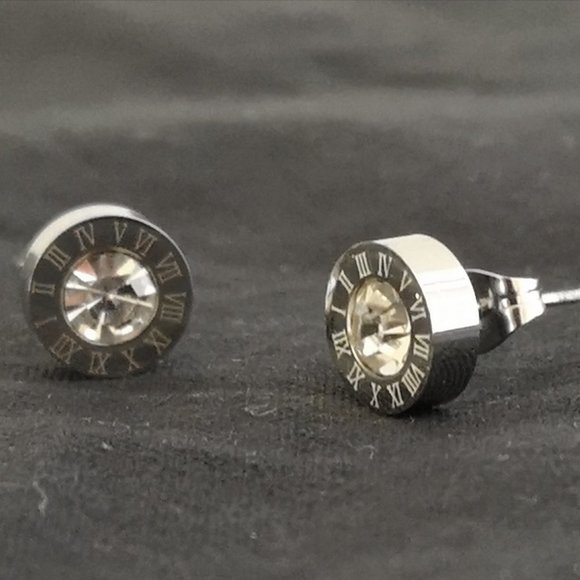 Jewelry - Stainless Steel Earrings Studs silver